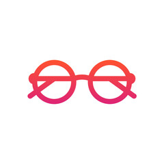 Glasses Gradient Linear Style