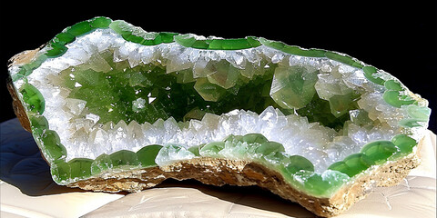 Chrysoprase is a stone of good luck and prosperity, its green color brings success and well bei