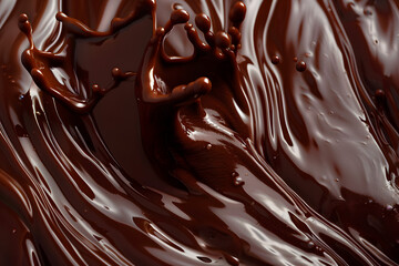  Chocolate background texture brown milk wave liquid