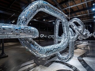 The Paperclip Sculpture an everyday object magnified to monumental scale an ode to the mundane made extraordinary