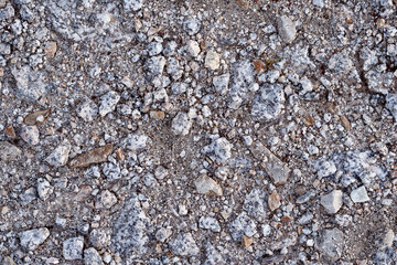 Gravel texture background. Abstract background with sand and stones texture