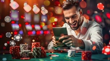 The phenomenon of celebrity designed casino games where fame meets the gaming floor attracting fans and players - obrazy, fototapety, plakaty