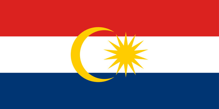 Flag of Federal Territory of Labuan (Malaysia) Wilayah Persekutuan Labuan