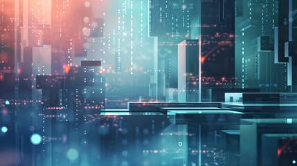 Abstract speed motion, data transfer, futuristic cyber technology background. Generative AI.