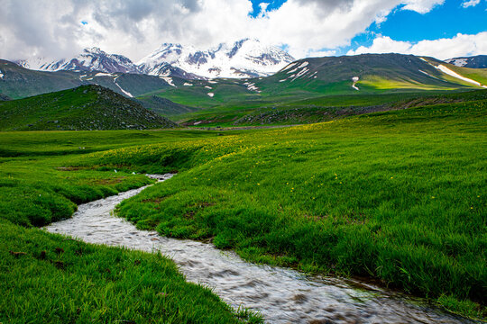 Alpine Serenity by Sabalan Mountain, Ardabil Province, Iran