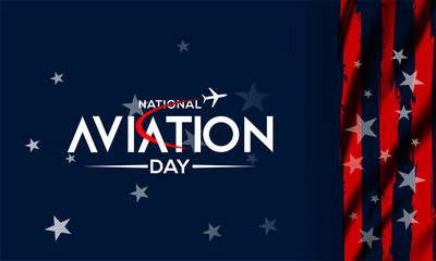 national aviation day August 19	, vektor  background