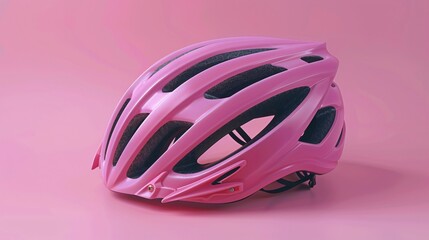 Minimalist bicycle helmet design showcased on a gentle colored background perfect for textual content