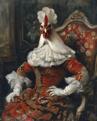 Portrait of a Lady Chicken