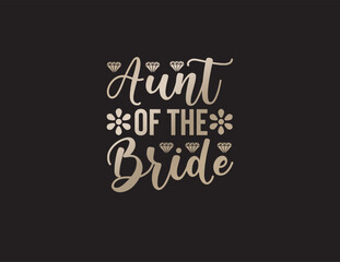 Obraz premium Wedding celebration vector lettering t-shirt design 