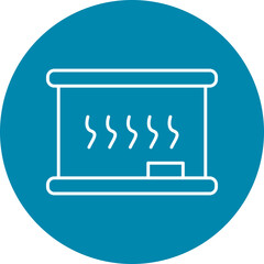 Board Line Circle Icon Design