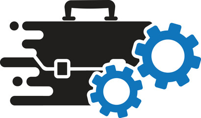 Job Management icon, job icon,find job icon,quickly find job icon vector illustration