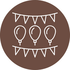 Decoration Line Circle Icon Design