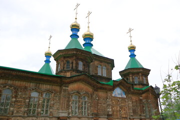 Christian church in Karakol Kyrgyzstan