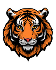 tiger head vector