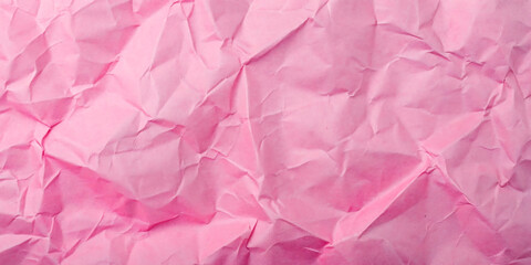 crumpled pink paper background