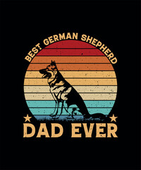 German Shepherd T-shirt Design