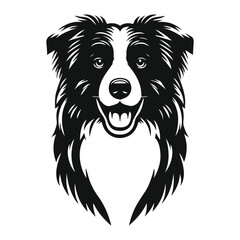 Dog Concept vector Illustration black color