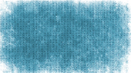 Binary code blue rough background