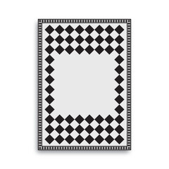 Modern black, white cover design. Art deco. Retro. Black and white greeting card. Template for flyers, booklets, greeting cards, invitations, retro parties