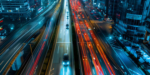 Fototapeta na wymiar A Smart Traffic Management System Optimizing Vehicle Flow and Reducing Congestion
