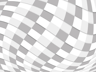 white and black checkered background