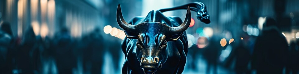 Bullish stock market manipulation orchestrated from the depths of shadow networks unseen traders pulling strings fortunes made and lost in whispers - obrazy, fototapety, plakaty