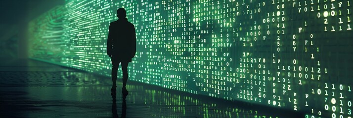 Digital footprints trace the silhouette of illicit transactions whispers of wealth and power shifting silently in the cyber shadows