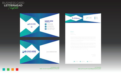 letterhead and business card design
