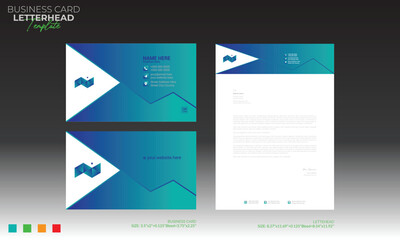 letterhead and business card design