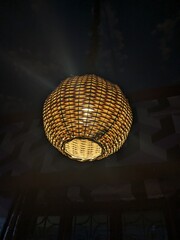 lamp on the ceiling