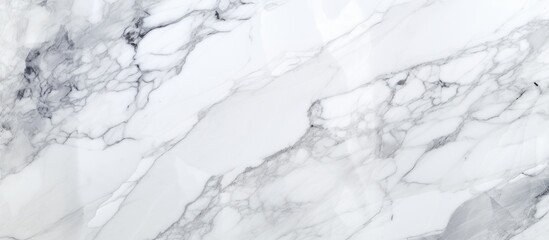 The close-up view showcases the intricate details and patterns of a white marble texture. The smooth surface and unique veining create a visually appealing abstract design.