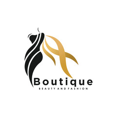 Fototapeta premium Boutique fashion logo design with premium concept