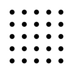 Dots Halftone set, Seamless black dots 