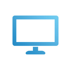 Monitor icon vector stock illustration