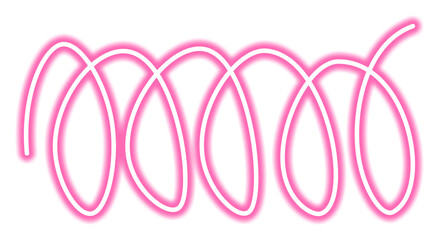 Glowing Abstract Spiral Pink Neon