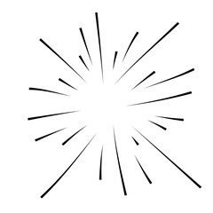 Obraz premium Comic Explosion Line