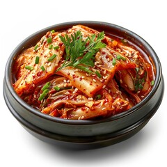 Spicy Homemade Kimchi, Korean Fermented Food