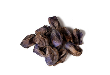 Heap of dried eggplant - Turkish name; kurutulmus patlican