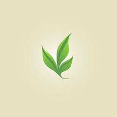 Organic leaf logo minimal (2)