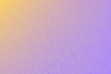 Pastel purple and yellow dotted textured background, noisy gritty dot halftone effect, vector neon illustration. Fashionable banner in grunge style.