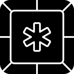 Fototapeta premium Asterisk Icon