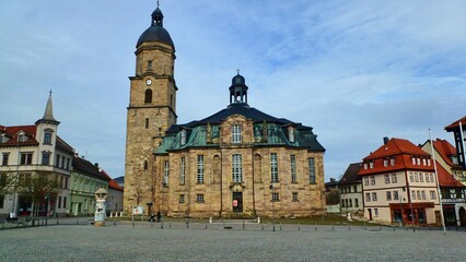 Fototapeta na wymiar Kirche am Marktplatz