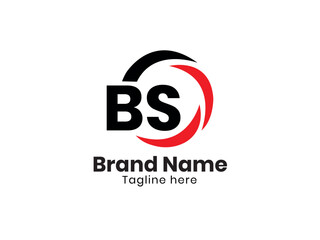 Minimal elegant monogram art logo. Outstanding professional trendy awesome artistic BS .