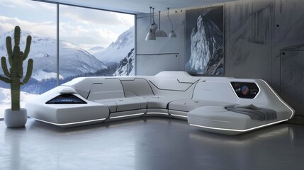 High-Tech Modular Sofa Innovation