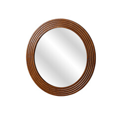 Decorative mirror isolated on white background