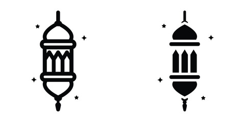 Lantern icon. sign for mobile concept and web design. vector illustration