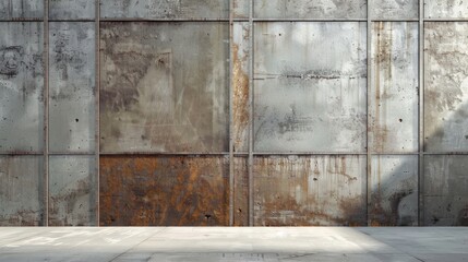 Urban Industrial Wall Panel Design