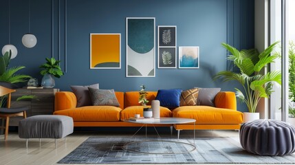 Geometric Photo Frame Layout