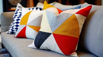 Geometric Pattern Decorative Pillows
