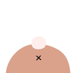 cute bun of dog background 